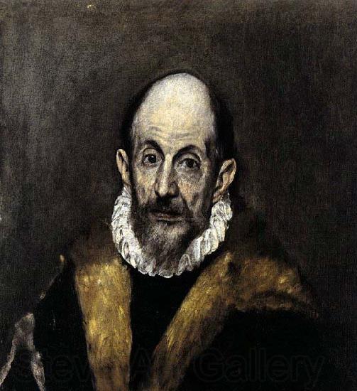 GRECO, El Portrait of a Man Spain oil painting art